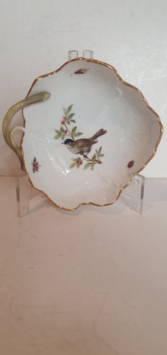 Blattschale meissen mit - blattschale,