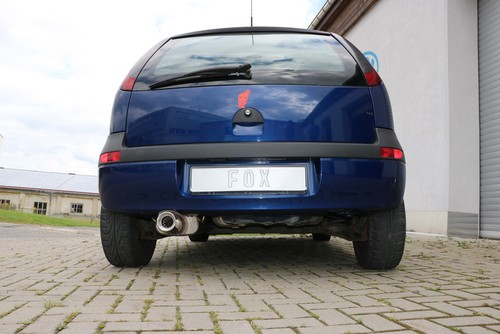 Fox sportauspuff opel corsa - fox,