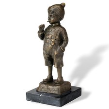 Bronze skulptur junge - bronze, beim