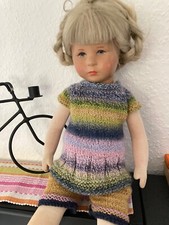 Puppenkleidung *Kleid und Hose für z.B. Käthe Kruse Puppe 47 cm * Handarbeit