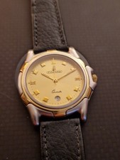 L. Lambertazzi Herrenuhr Date Quartz, französisches Uhrwerk CAL. FE 7221, 1A