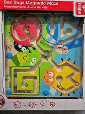 HAPE MAGNETLABYRINTH MAGNET LABYRINTH KLEINE KRABBLER HOLZ E1709 NEU