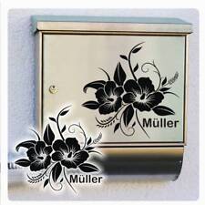 Hibiskus Blumen Briefkasten Aufkleber Auto Sticker Autoaufkleber Tattoo B004