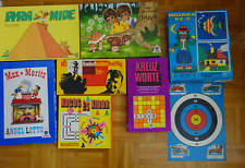 7x DDR Spiele Kinder Sammlung Pyramide, Max+Moritz, Wir sammeln Pilze u.a. 70er