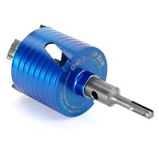 S&R Diamantbohrkrone - SET 72mm, Segmenthöhe 10mm, mit Zentrierbohrer 8x120 mm