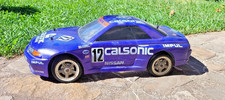 Vintage Kyosho Nissan Calsonic Skyline GTR 4WD R32 1/8 GP20 Super Eight Inferno