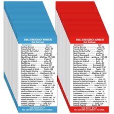 240pcs bible emergency numbers - bible,
