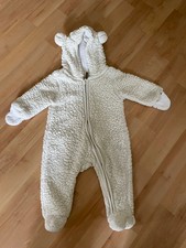 teddy weisser overall Einteiler grösse 62 h&m herbst / winter