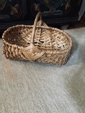 Landhaus ~ Shabby Chic * Weidenkorb ~ Bügelkorb ~ Flechtkorb ~ Handarbeitskorb *