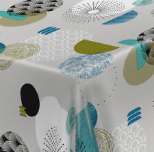 PVC Tischdecke NEO BLAU grau