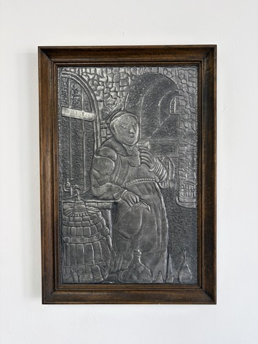 Reliefbild aus metall - reliefbild, im