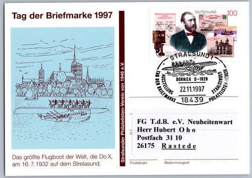 Postkarte sst tag der - sst,