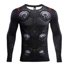 Avengers Thor Tee Hemd Sport Fitness Cosplay Kostüm Halloween Uniform S-3XL HOT