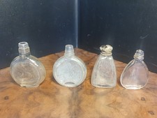 4 Antike Parfümflakons Rund