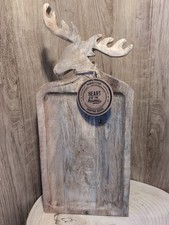 Schneidebrett Hirsch aus Holz, 42 cm