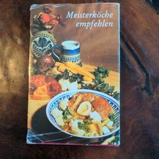 Meisterköche empfehlen Interhotel DDR Kochbuch Mini-Kochbuch Buch Rezepte 