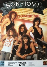 Bon Jovi (1989) | Konzertposter Tourplakat A1