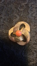 Vintage brosche mit koralle - mit,