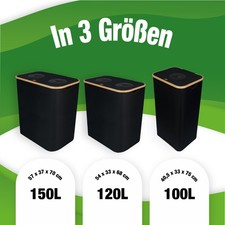 XXL Pfandflaschen Aufbewahrung Sammelbehälter mit Deckel & Innentasche Recycling