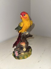Vintage Papagei Figur aus