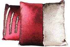 4x Glitzer Kissenbezüge 40x40