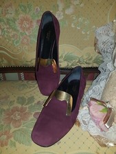GUCCI DAMEN SCHUHE VELOUR / LEDER FARBE: BURGUNDY  GR :  39 / 39,5