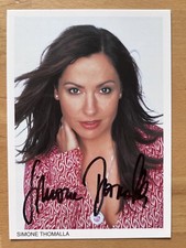Simone Thomalla AK Schauspielerin Frühling Autogrammkarte original signiert 2