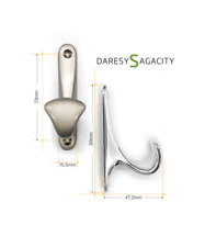 D-S Wandhaken Kleiderhaken Garderobenhaken Edelstahl Kleiderhaken Einzel Haken