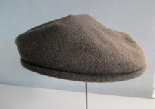 Schiebermütze Herren Kappe Schirmmütze V. KANGOL, 100% Wolle, braun Gr. L/59 cm
