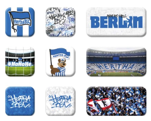 Hertha bsc berlin magnet 9er - bsc,