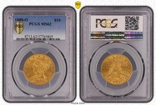 USA 10 dollars 1888-O  MS62