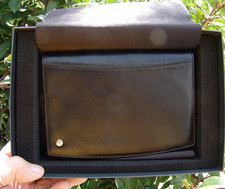 ORIG. AUDI DESIGN COLLECTION, RINDLEDER BRIEFTASCHE MIT OVP, UNBENÜTZT