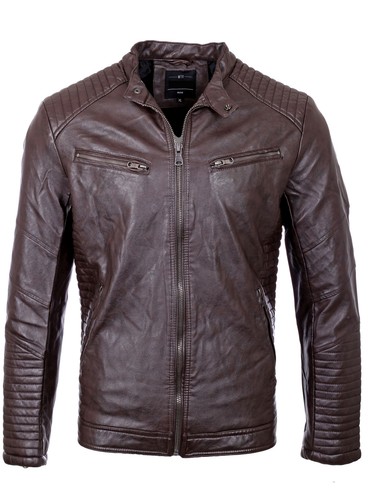 Kunstlederjacke herren jacke - kunstlederjacke,