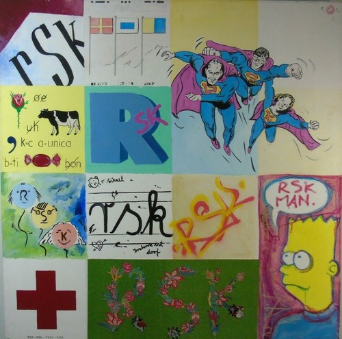 Pop art bild - pop-art, signiert