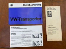 Betriebsanleitung VW T2