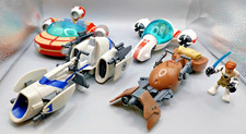 Konvolut Star Wars Playskool Heroes Fahrzeuge mit einer Figur