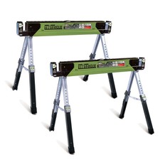 Sägebock Arbeitsbock Werkbank höhenverstellbar 1300 kg klappbar Stahl 2x 