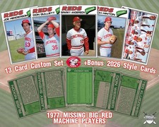 1977 Missing Cincinnati Reds