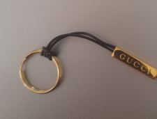 GUCCI SCHLÜSSELANHÄNGER  mit GUCCI LOGO aus MESSING (VIP mit OVP)- NEU!