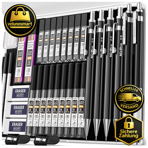 Druckbleistift set teilig - druckbleistift, 34-teilig