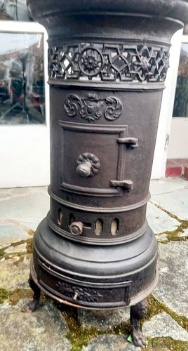 Antiker ofen gusseisen - ofen,
