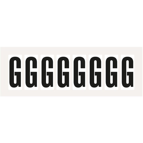 Aufkleber buchstabe - aufkleber, g