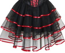 Tüllrock knielang f. Corsage