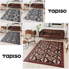 Teppich Kurzflor Modern braun