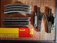 Trix Express 4361 4363 4304 4312 H0 elektrisches Weichenpaar, 2x 10 Gleise