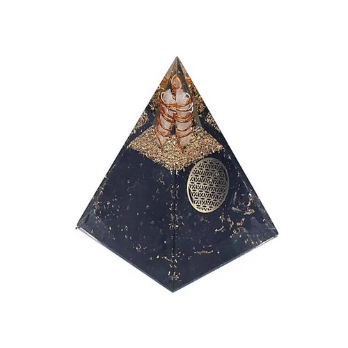 Orgonit pyramide turmalin - orgonit,