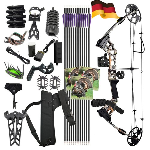 Compoundbogen pfei set - set, 20-70lb