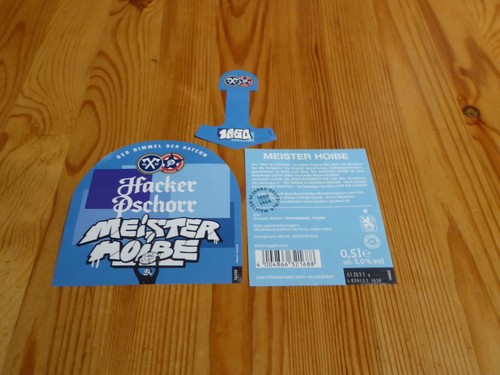 Bieretikett hacker pschorr - 1,