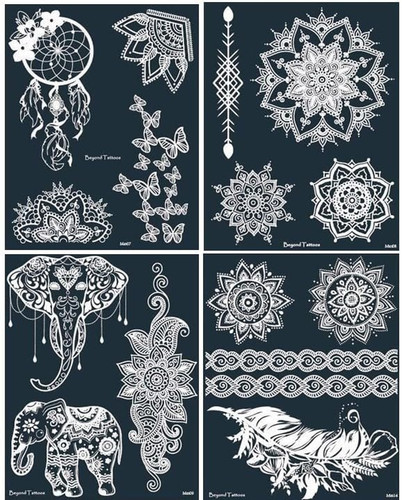 Grosse blätter mandala - 4,