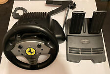 Racing Wheel Lenkrad + Pedale für PS 1 und PS 2 Konsole Ferrari von Guillemot